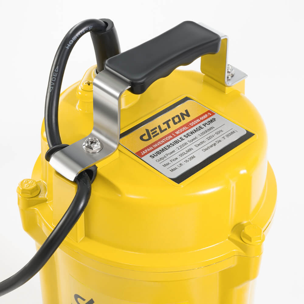 ปั๊มจุ่ม DELTON รุ่น DSSW-668P-3 ขนาด 3 นิ้ว 3HP 2,200W_5